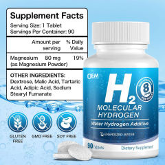 OEM Factory Private Label Molecular Hydrogen Tablets 8 PPM Hydrogen Per Tablet Water Hydrogen Additive Creates Energized Water Supports Cellular Health Restores Youthfulness Gluten Free GMO Free Soy Free 90 Tablets,MY SHOP,OEM Factory Private Label Molecular Hydrogen Tablets 8 PPM Hydrogen Per Tablet Water Hydrogen Additive Creates Energized Water Supports Cellular Health Restores Youthfulness Gluten Free GMO Free Soy Free 90 Tablets