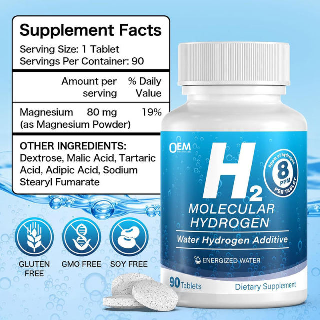 OEM Factory Private Label Molecular Hydrogen Tablets 8 PPM Hydrogen Per Tablet Water Hydrogen Additive Creates Energized Water Supports Cellular Health Restores Youthfulness Gluten Free GMO Free Soy Free 90 Tablets,MY SHOP,OEM Factory Private Label Molecular Hydrogen Tablets 8 PPM Hydrogen Per Tablet Water Hydrogen Additive Creates Energized Water Supports Cellular Health Restores Youthfulness Gluten Free GMO Free Soy Free 90 Tablets