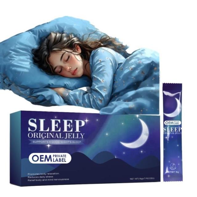 Private Label Manufacturer Sleep Jelly Sticks Herbal Formula Promotes Relaxation Reduces Stress Relieves Nervousness Supports Restful Sleep Improved Morning Mood 7 Stick Packs 15g Each,MY SHOP,Private Label Manufacturer Sleep Jelly Sticks Herbal Formula Promotes Relaxation Reduces Stress Relieves Nervousness Supports Restful Sleep Improved Morning Mood 7 Stick Packs 15g Each