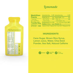OEM Factory Private Label Energy Gel Lemonade Flavor 25mg Caffeine Natural Caffeine Source Cane Sugar Brown Rice Syrup Chia Seed Powder Sea Salt Sustained Energy 40g Single Serve Packet,MY SHOP,OEM Factory Private Label Energy Gel Lemonade Flavor 25mg Caffeine Natural Caffeine Source Cane Sugar Brown Rice Syrup Chia Seed Powder Sea Salt Sustained Energy 40g Single Serve Packet