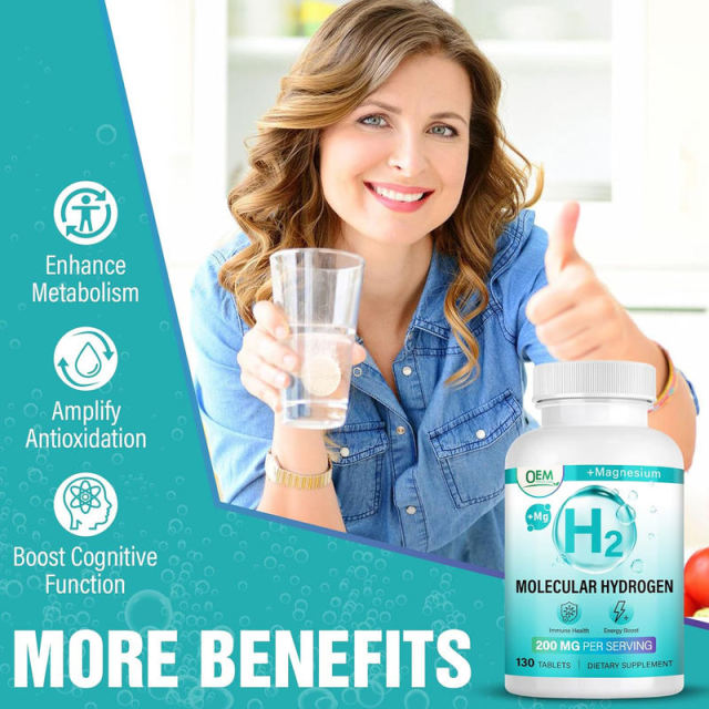 GMP Certified OEM Molecular Hydrogen Supplement With Magnesium 200mg Per 2 Tablets Powerful Antioxidant Enhances Metabolic Function Boosts Cognitive Health Immune Support Energy 130 Tablets,MY SHOP,GMP Certified OEM Molecular Hydrogen Supplement With Magnesium 200mg Per 2 Tablets Powerful Antioxidant Enhances Metabolic Function Boosts Cognitive Health Immune Support Energy 130 Tablets