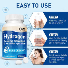 OEM Factory Private Label Hydrogen Tablets 8 PPM Molecular Hydrogen Per Tablet With Magnesium 160mg Per Serving Powerful Antioxidant Healthier Hydration Fast Acting Non-GMO Gluten Free Soy Free Vegan 120 Tablets,MY SHOP,OEM Factory Private Label Hydrogen Tablets 8 PPM Molecular Hydrogen Per Tablet With Magnesium 160mg Per Serving Powerful Antioxidant Healthier Hydration Fast Acting Non-GMO Gluten Free Soy Free Vegan 120 Tablets