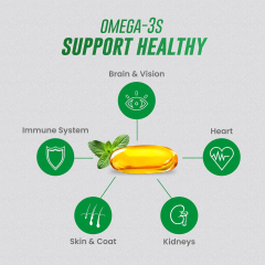 Private Label Dog Skin & Coat Omega-3 Supplement with EPA & DHA,MY SHOP,Private Label Dog Skin & Coat Omega-3 Supplement with EPA & DHA