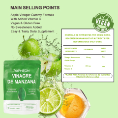 B2B Custom Apple Vinegar Gummy Supplement with No Added Sweeteners,MY SHOP,B2B Custom Apple Vinegar Gummy Supplement with No Added Sweeteners