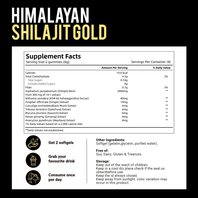 Private Label 3000mg Shilajit Gummy Supplement with 75% Fulvic Acid,MY SHOP,Private Label 3000mg Shilajit Gummy Supplement with 75% Fulvic Acid