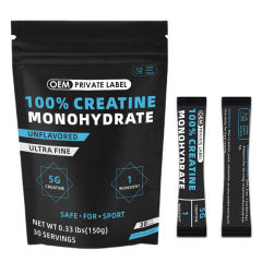 OEM 100% Private Label Creatine Monohydrate Powder Packets — Pure Protein & Creatine Supplement Supporting Muscle Growth and Strength Recovery,MY SHOP,OEM Supplyment