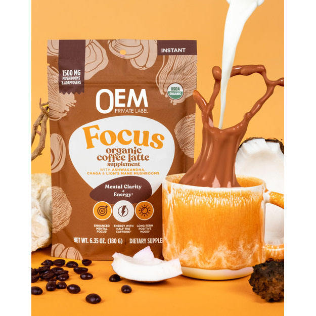 OEM Wholesale Private Label 10-in-1 Mushroom Coffee — Maca, Ashwagandha, and Mushroom Blend — Organic Instant Mushroom Coffee,MY SHOP,OEM Supplyment