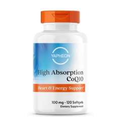 YAPHEON High Absorption CoQ10 100mg with BioPerine - 120 Softgels,MY SHOP,