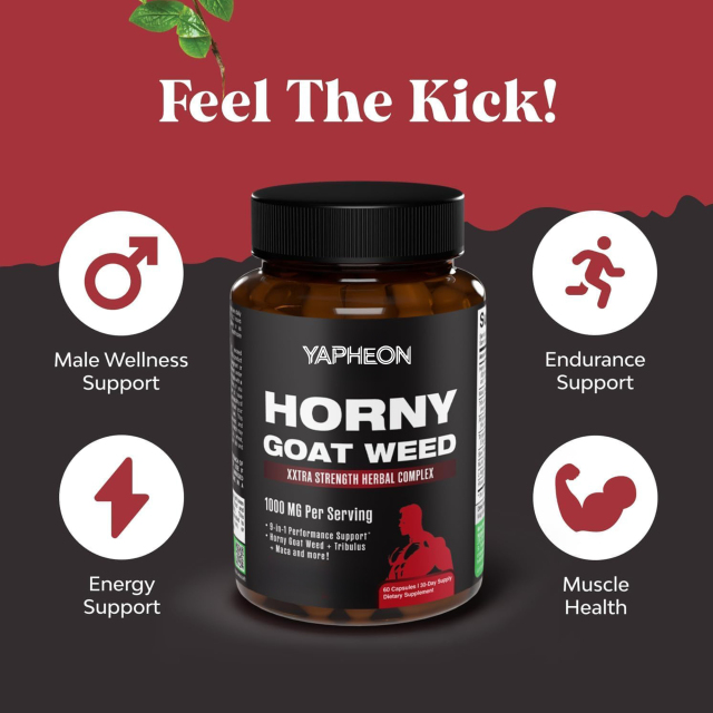 OEM Horny Goat Weed 1000mg Complex with Maca Tribulus Tongkat Ali - 60 Capsules,MY SHOP,OEM Horny Goat Weed 1000mg Complex with Maca Tribulus Tongkat Ali - 60 Capsules