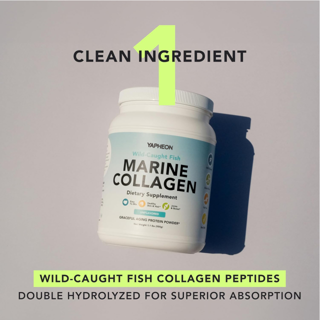 OEM Marine Collagen Peptides Powder, Wild-Caught Fish, 500g (50 Servings),MY SHOP,OEM Marine Collagen Peptides Powder, Wild-Caught Fish, 500g (50 Servings)