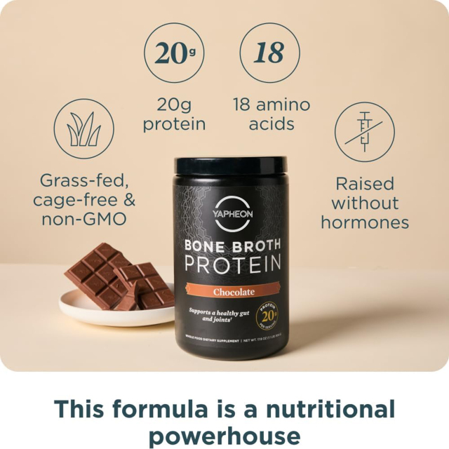 OEM Chocolate Bone Broth Protein Powder 20g Per Serving 20 Servings,MY SHOP,OEM Chocolate Bone Broth Protein Powder 20g Per Serving 20 Servings