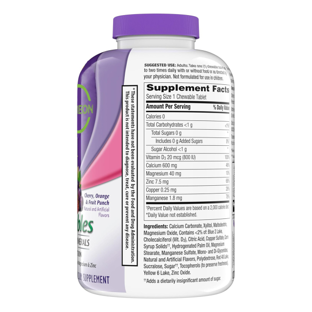 OEM Sugar-Free Bone Health Advanced Calcium Chewables 600mg + D3 150 Tablets,MY SHOP,OEM Sugar-Free Bone Health Advanced Calcium Chewables 600mg + D3 150 Tablets