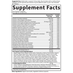 OEM Whole Food Prenatal Multivitamin with Folate Iron and Probiotics 180 Vegetarian Capsules,MY SHOP,OEM Supplyment