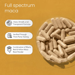 OEM Triple Color Maca Root Capsules 1900mg, Red Black Yellow Maca Blend, 150 Vegan Capsules,MY SHOP,OEM Supplyment