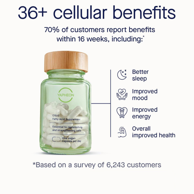 YAPHEON C15:0 Fatty Acid Capsule Supplement,MY SHOP,YAPHEON C15:0 Fatty Acid Capsule Supplement