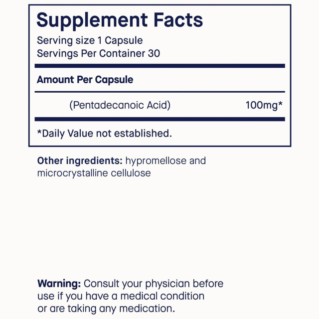 YAPHEON C15:0 Fatty Acid Capsule Supplement,MY SHOP,YAPHEON C15:0 Fatty Acid Capsule Supplement