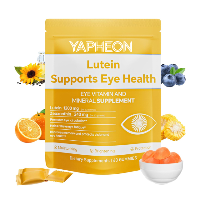OEM Lutein Eye Health Gummies 40mg Lutein 8mg Zeaxanthin with Vitamins A C E Blueberry Flavor Supports Eye Circulation Relieves Fatigue and Protects Vision 60 Individually Wrapped Gummies,MY SHOP,OEM Lutein Eye Health Gummies 40mg Lutein 8mg Zeaxanthin with Vitamins A C E Blueberry Flavor Supports Eye Circulation Relieves Fatigue and Protects Vision 60 Individually Wrapped Gummies