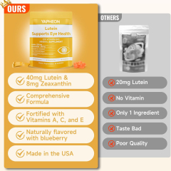 OEM Lutein Eye Health Gummies 40mg Lutein 8mg Zeaxanthin with Vitamins A C E Blueberry Flavor Supports Eye Circulation Relieves Fatigue and Protects Vision 60 Individually Wrapped Gummies,MY SHOP,OEM Lutein Eye Health Gummies 40mg Lutein 8mg Zeaxanthin with Vitamins A C E Blueberry Flavor Supports Eye Circulation Relieves Fatigue and Protects Vision 60 Individually Wrapped Gummies
