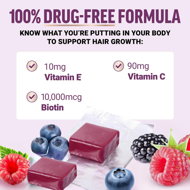 YAPHEON Hair Growth Soft Chews Gummies,MY SHOP,YAPHEON Hair Growth Soft Chews Gummies