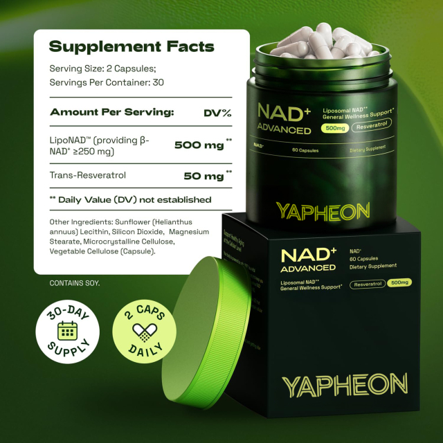 Liposomal NAD Capsules,MY SHOP,500mg Liposomal NAD+ Capsules - OEM supplement manufacturer