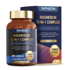 YAPHEON Magnesium 12-in-1 Complex Capsule,MY SHOP,12-Form Mineral Complex - YAPHEON - OEM Supplement Manufacturer