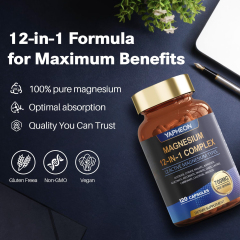 YAPHEON Magnesium 12-in-1 Complex Capsule,MY SHOP,12-Form Mineral Complex - YAPHEON - OEM Supplement Manufacturer