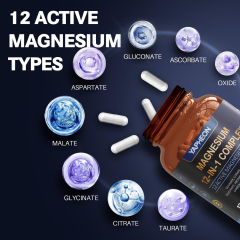YAPHEON Magnesium 12-in-1 Complex Capsule,MY SHOP,12-Form Mineral Complex - YAPHEON - OEM Supplement Manufacturer