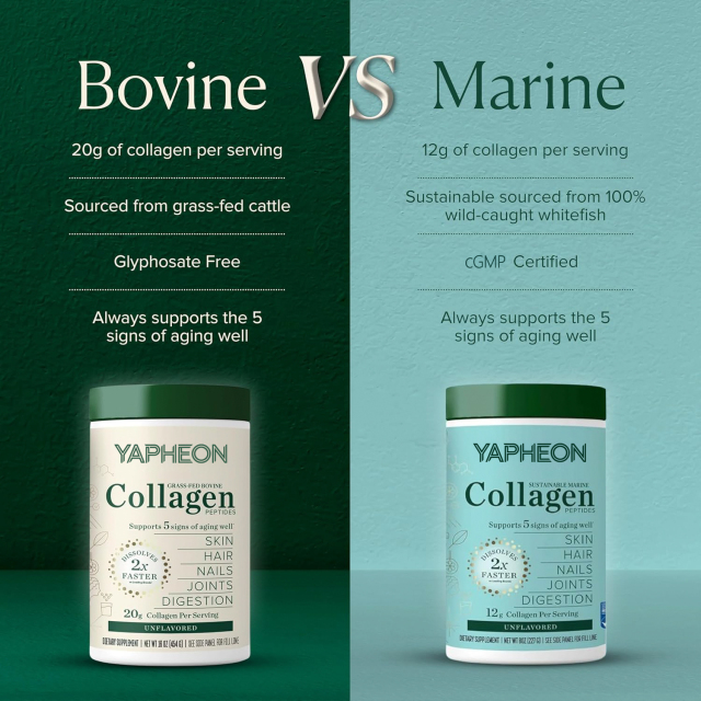 YAPHEON Grass-Fed Bovine Collagen Peptides Powder,MY SHOP,YAPHEON Grass-Fed Bovine Collagen Peptides Powder