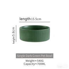 6-inch straight line green