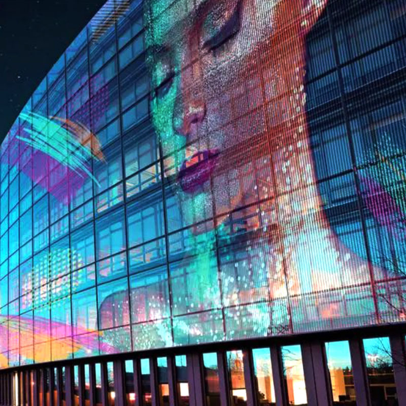 F1517 LED Grille Screen - Outdoor LED Screen Manufacturer