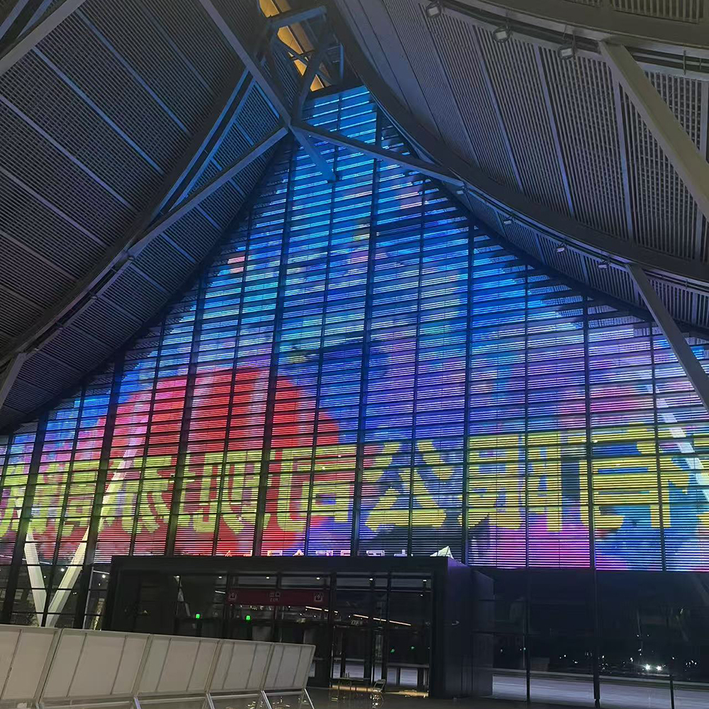 F1517 LED Grille Screen - Outdoor LED Screen Manufacturer