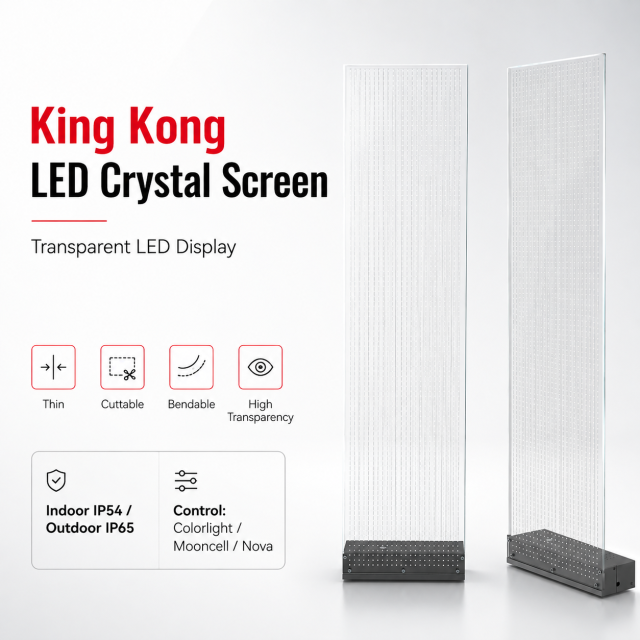 King kong LED crystal screen - Custom LED Screen Manufacturer