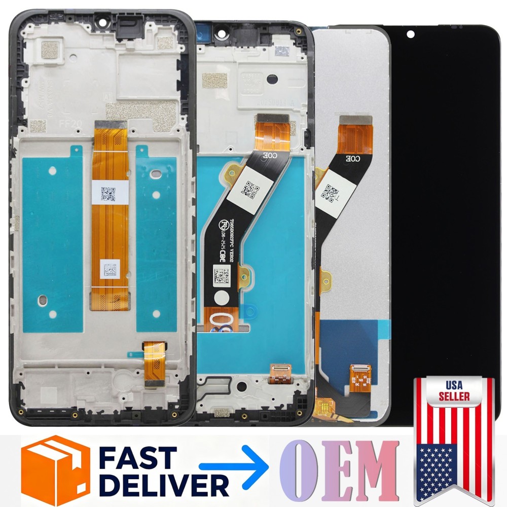 127586925628 OEM NEW ?LCD Display Touch Screen Digitizer Frame For Cricket ICON 2026/Plus/Pro