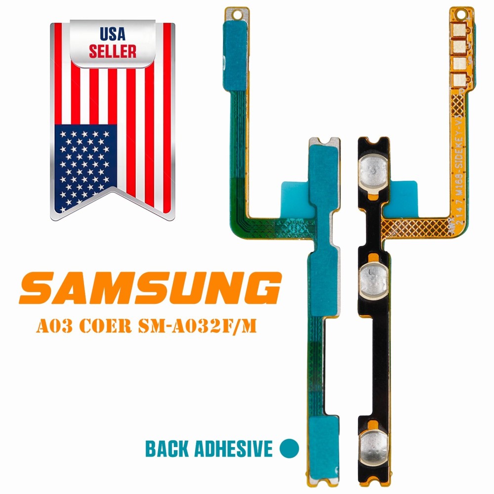 OEM Power Volume Button Key Flex Cable For Samsung Galaxy A03 Core SM-A032F/M US
