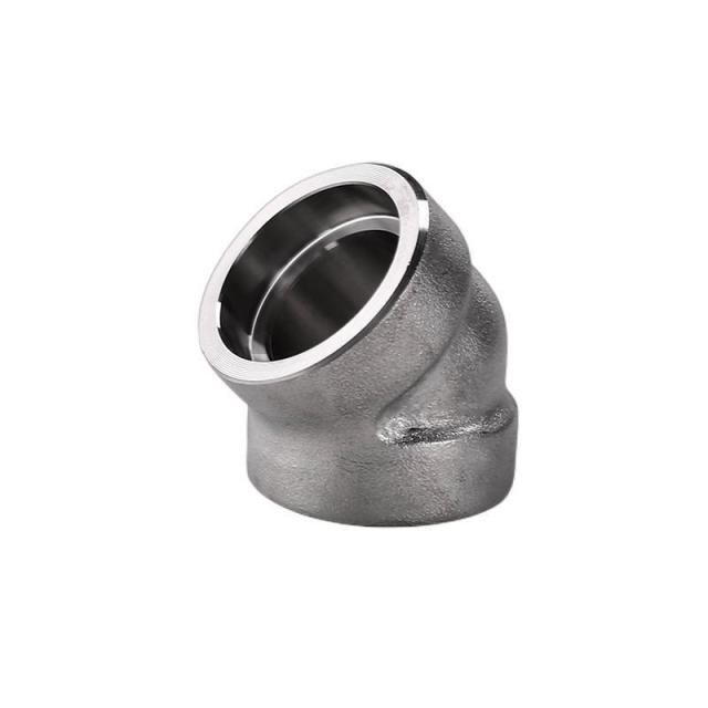 Edelstahl-45-Grad-Schweißmuffenbogen (ASME B16.11)