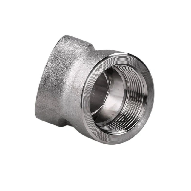 Производитель резьбовых отводов из нержавеющей стали под углом 45 градусов, поставщик резьбовых отводов из нержавеющей стали BSP NPT.