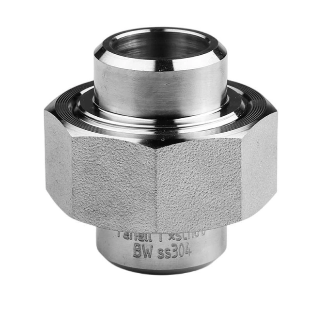 Stainless Steel Forged Union Fitting (Socket Weld / Threaded)