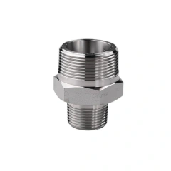 Forged Stainless Steel Reducing Hex Nipple – ASME B16.11 | High Pressure Pipe Fitting