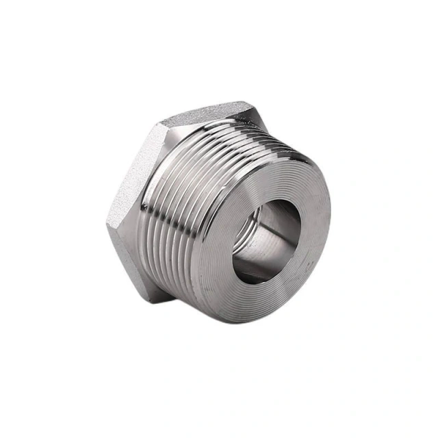 Stainless Steel Threaded Hex Bushing Manufacturer | ASME B16.11 Forged Pipe Bushing