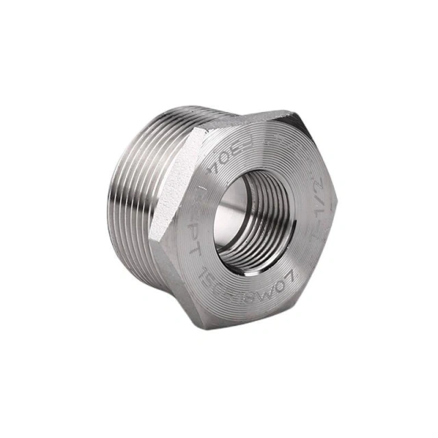 Stainless Steel Threaded Hex Bushing Manufacturer | ASME B16.11 Forged Pipe Bushing