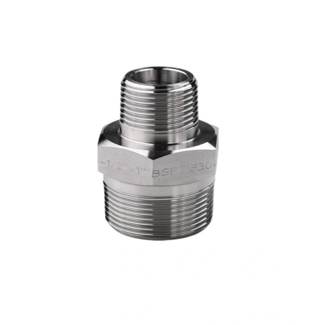 Forged Stainless Steel Reducing Hex Nipple – ASME B16.11 | High Pressure Pipe Fitting
