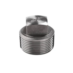 Forged Stainless Steel Square Head Pipe Plug | NPT BSP Threaded Industrial Pipe Fitting Manufacturer