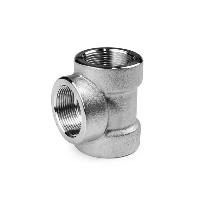 不锈钢螺纹三通制造商 | 锻造不锈钢内螺纹三通接头