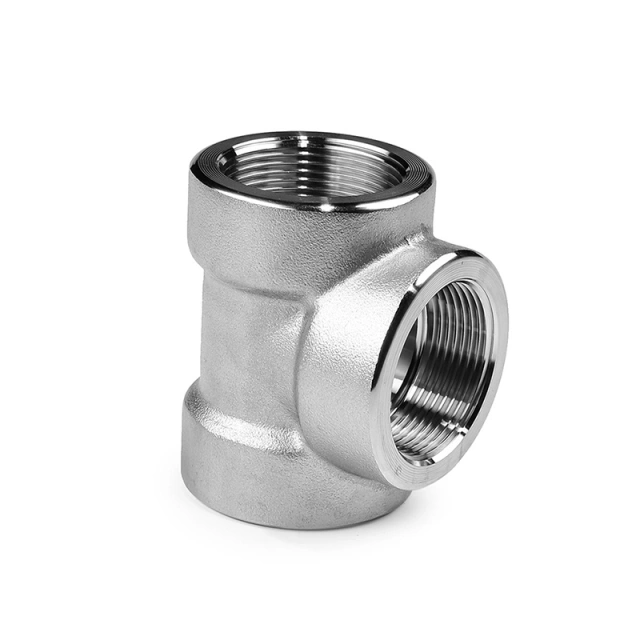 不锈钢螺纹三通制造商 | 锻造不锈钢内螺纹三通接头