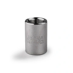 316 Stainless Steel Threaded Coupling – High Pressure Pipe Fitting for Industrial, Oil & Gas, Water & Chemical Pipelines