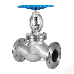 Manual Stainless Steel Globe Valve | Flanged Industrial Shut-Off Valve