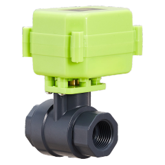 Производитель электрических шаровых клапанов из ПВХ | Моторизованные шаровые клапаны из ПВХ для промышленных трубопроводов