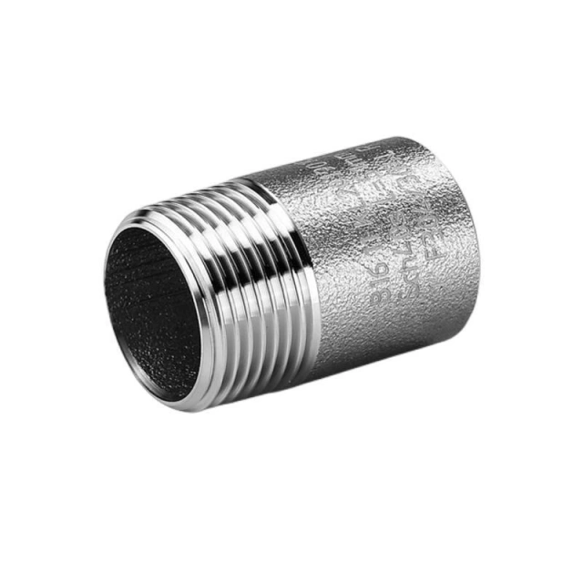 SS Threaded Pipe Nipple NPT Thread Detail