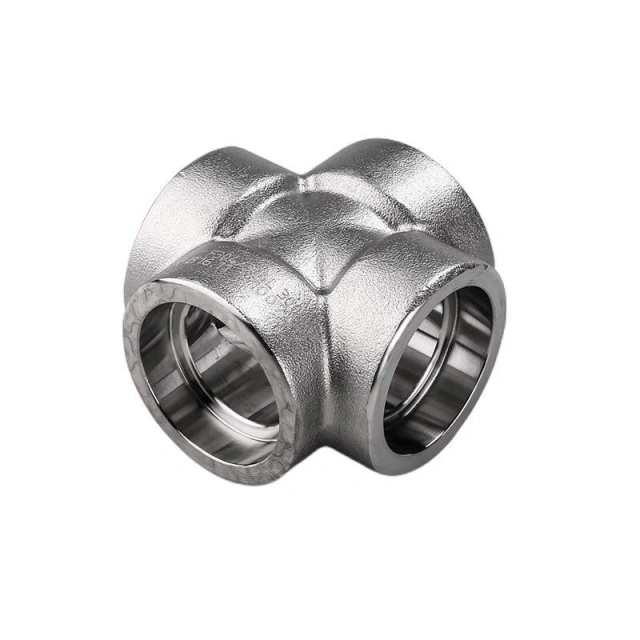 forged stainless steel socket weld cross fitting ASME B16.11 manufacturer
