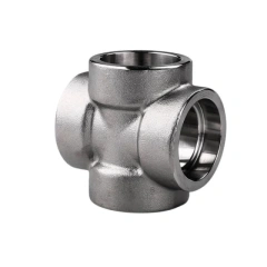 high pressure socket weld cross forged pipe fitting supplier